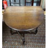 Gate leg table CONDITION: Please Note -  we do not make reference to the condition of lots within