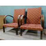 2 x mid 20thC Bentwood armchairs  CONDITION: Please Note -  we do not make reference to the