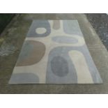 Retro style rug CONDITION: Please Note -  we do not make reference to the condition of lots within