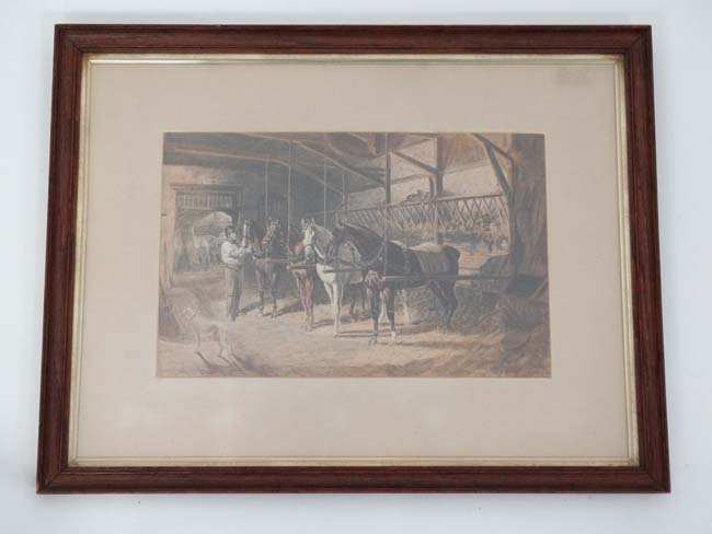 Fores London Publishers XIX
Pair of hand tinted chromolithographs
Four driving horses in their