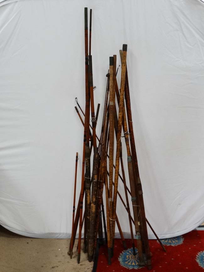 A collection of assorted split cane rods CONDITION: Please Note -  we do not make reference to the