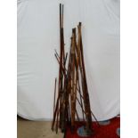 A collection of assorted split cane rods CONDITION: Please Note -  we do not make reference to the