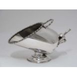 Silver plated sugar scuttle with shovel scoop CONDITION: Please Note -  we do not make reference