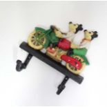 A Mickey and Minnie coat hook CONDITION: Please Note -  we do not make reference to the condition of