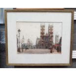 CT Winter after Edward King XX
Etching in colours
' Westminster '
Signed by both lower and bears