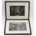 Pair of engravings CONDITION: Please Note -  we do not make reference to the condition of lots