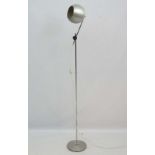 Vintage Retro : a Danish brushed spherical aluminium spot multi- directional standard lamp. The