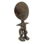 Ethnographica Native Tribal African carved hard wood  Ghanian Asante (Ashanti) fertility figure 12