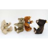 A collection of 4  '' Steiff '' teddy bears,