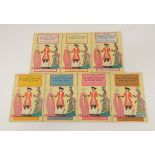 Books: 7 Volumes of '' English Historic Costume Painting '' published by Winsor & Newton Ltd, London