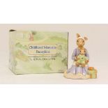 A 2004 Royal Doulton Bunnykins  '' Quiet Time '' figure group, number RDB 9, boxed,  bears factory