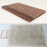 A Post Office Directory Map of London for 1910, on linen , scale 4 inches to 1 mile, published by