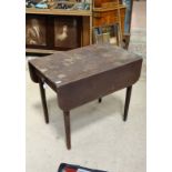 Drop flap table  CONDITION: Please Note -  we do not make reference to the condition of lots