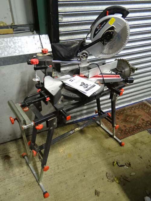 SIP Group sliding Mitre saw with laser  CONDITION: Please Note -  we do not make reference to the - Image 2 of 2