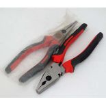 Two pairs of pliers (2) CONDITION: Please Note -  we do not make reference to the condition of