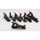Woodworking : Approx 7 planes to include Record, Stanley,  P M and  Bailey CONDITION: Please Note -