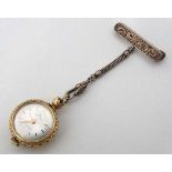 WITHDRAWN FROM AUCTION
Ladies fob watch CONDITION: Please Note -  we do not make
