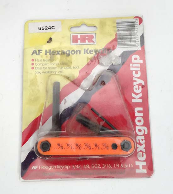 A hexagon keyclip tool CONDITION: Please Note -  we do not make reference to the condition of lots