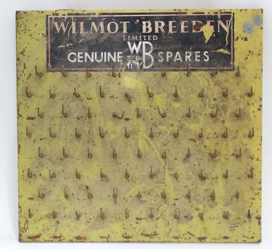 Shop Advertising board for ; Wilmot Breeden Ltd Genuine Spares CONDITION: Please Note -  we do not