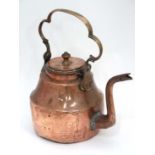 18thC Copper kettle CONDITION: Please Note -  we do not make reference to the condition of lots