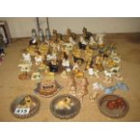 A COLLECTION of eighty one Dog and Cat figures, whimsies etc, Wade