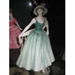 A FIGURINE, 'Eleanor', Lady of the Year 2001, HN4015, 9.25", Royal Doulton