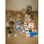 NINE BOXED WADE WHIMSIES, a BOXED MERLIN FIGURE, Limited Edition Gold Town Mouse set, six Friars,