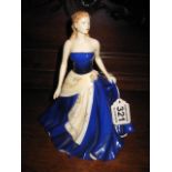 A FIGURINE, 'Olivia', Figure of the Year 2008, Pretty Ladies Series, HN5114, 9", Royal Doulton