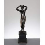 bronze de Reni Palmier, "Jeune femme levant les bras"
bronze à patine de Reni Palmier (XIXe-XXe), "