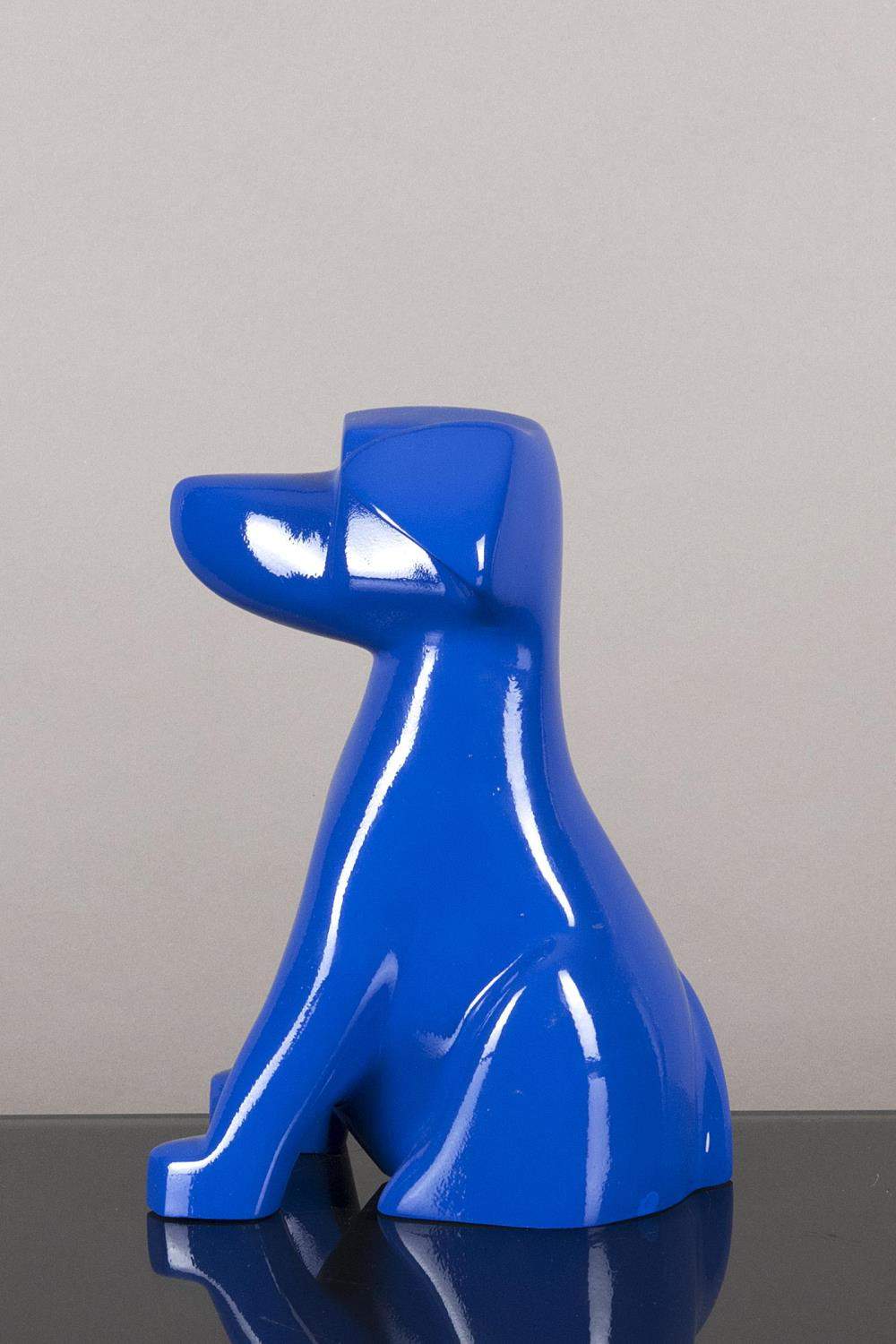 sculpture en résine de KOKOPELLI (1954) "Basset bleu"
 6/8 signé sous la base Bo169
H. 22.5 cm - Image 2 of 4