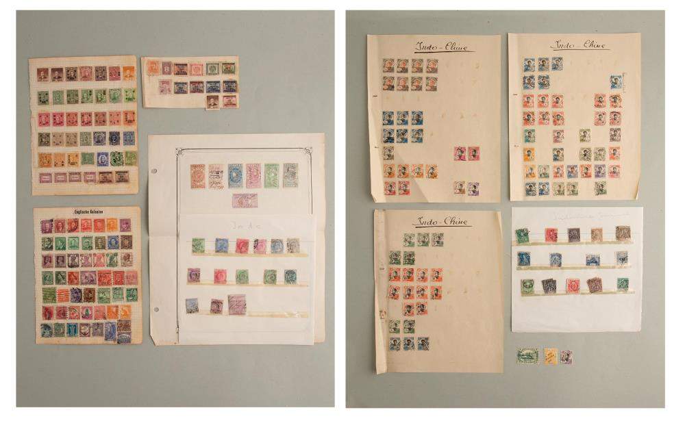 lot de timbres des colonies
petit lot de timbres comprenant:
Colonies anglaises: Indes, Ceylon,