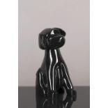 sculpture en résine de KOKOPELLI (1954) "Basset noir"
 4/16 signé sous la base Bo165
H. 22.5 cm
