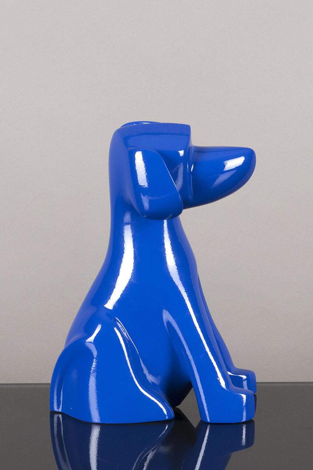 sculpture en résine de KOKOPELLI (1954) "Basset bleu"
 6/8 signé sous la base Bo169
H. 22.5 cm - Image 3 of 4