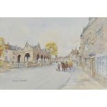 *  MacDonald (Tom). Chipping Campden, watercolour over pencil, signed and titled, 33.5 x 49cm (13.25