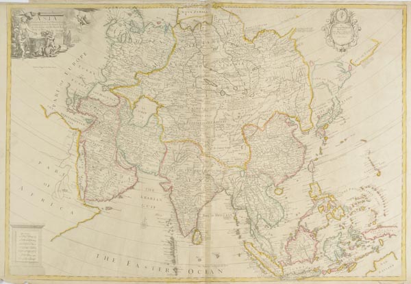 Asia . Senex (John), Asia Corrected from the Observations Communicated to the Royal Society at