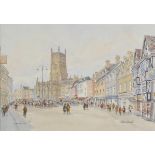 *  MacDonald (Tom). Cirencester, watercolour over pencil, signed and titled, 33.5 x 49cm (13.25 x
