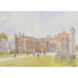 *  MacDonald (Tom). Charlecote Park, watercolour over pencil, signed and titled, 35 x 49cm (13.75