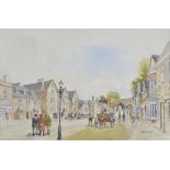 *  MacDonald (Tom). Broadway, watercolour over pencil, signed and titled, 33.5 x 50.5cm (13.25 x