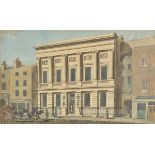 * Schnebbelie (Robert Blemmell, circa 1785-1849). The Commercial Sale Rooms, Mincing Lane, City of