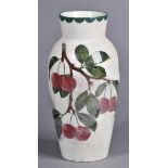 * Wemyss. A pottery vase in the ÒWild CherriesÓ pattern circa 1910, impressed mark to base, 21cm