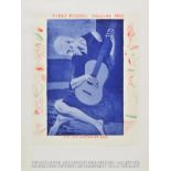 * Hockney (David, 1937-). The Blue Guitar, 20 Etchings by David Hockney, Gallery One, San Jose State
