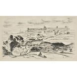 * Guillaumin (Armand, 1841-1927). Bicetre & Chemin des Barons, [1874], etching on chine appliquee,
