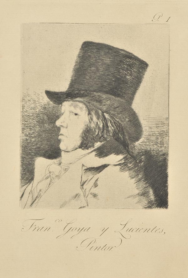 Goya (Francisco de, 1746-1828). Los Caprichos, 7th edition, 1903, eighty etched plates in blue ink - Image 4 of 4