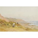 * Mole (John Henry, 1814-1886). Blackberry Pickers at Sidmouth, watercolour on paper, signed lower