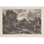 * Constable (John, 1776-1837). The Glebe Farm, engraved by David Lucas, 1832, mezzotint, plate