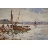 * McKay (Thomas Hope, active 1907-1923). Harbour Scene, watercolour, signed lower right, 24.5 x 36cm