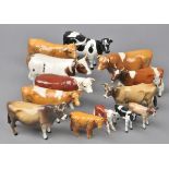 * Beswick. A collection of Beswick cattle, including Whitehall Mandate, Claybury Leegwater, Newton