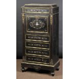 * CITES Secretaire a Abattant. A Continental writing desk circa 1850, of tall rectangular form