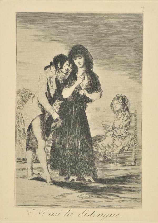Goya (Francisco de, 1746-1828). Los Caprichos, 7th edition, 1903, eighty etched plates in blue ink - Image 3 of 4