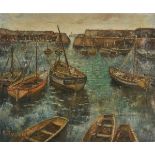 * Tyson (Kathleen, 1898-1982). The Fishing Fleet, oil on canvas, showing sailing and rowing boats in
